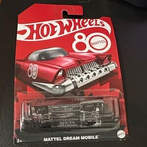 Mattel Hot Wheels 80th Anniversary Dream Mobile - Red and Silver